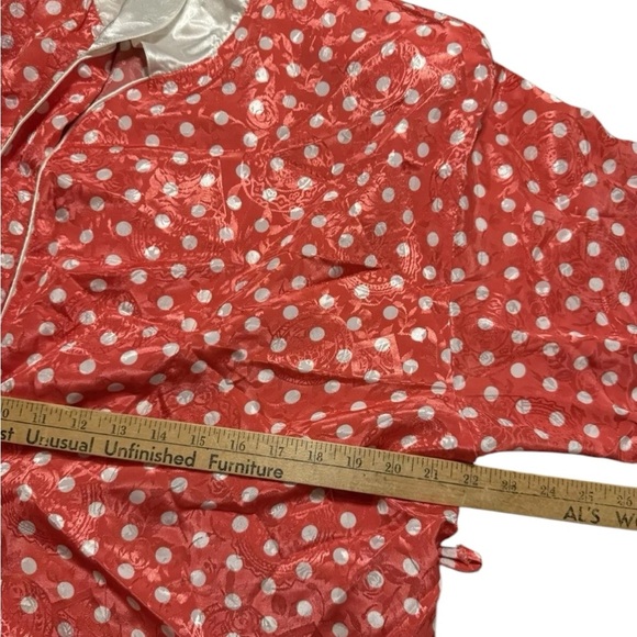 Vintage Victoria Secret 90’s Polka Dot Robe - Picture 3 of 5